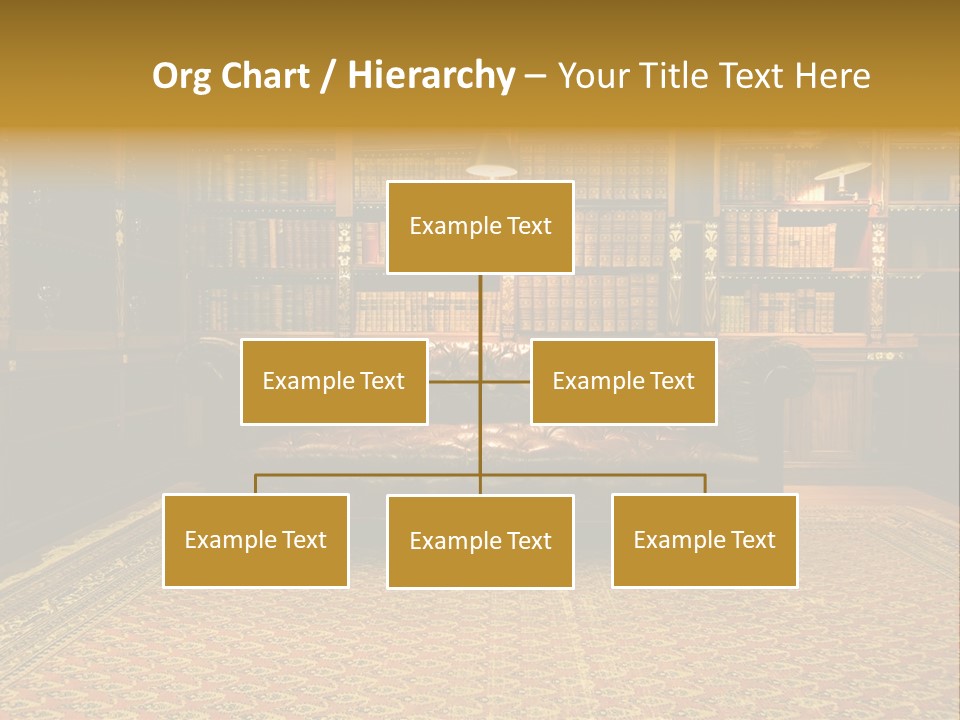 Room Vintage Cabinet PowerPoint Template