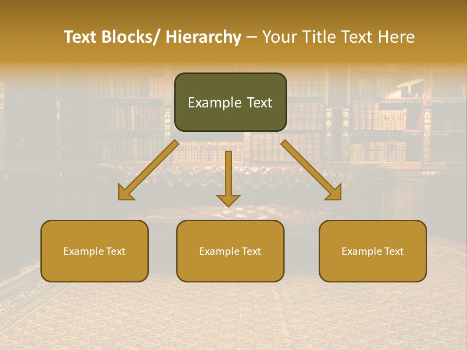 Room Vintage Cabinet PowerPoint Template