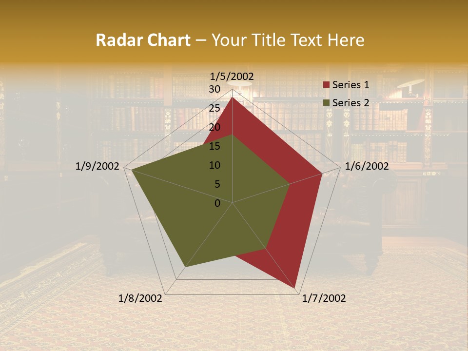 Room Vintage Cabinet PowerPoint Template