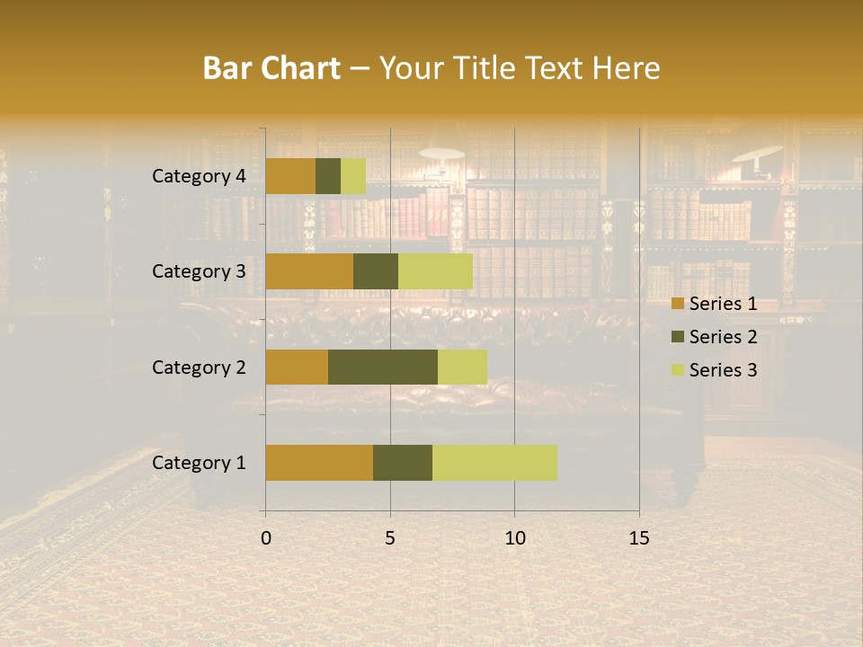 Room Vintage Cabinet PowerPoint Template