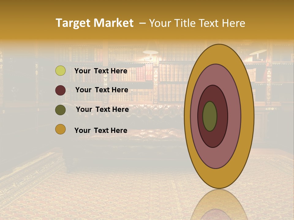 Room Vintage Cabinet PowerPoint Template