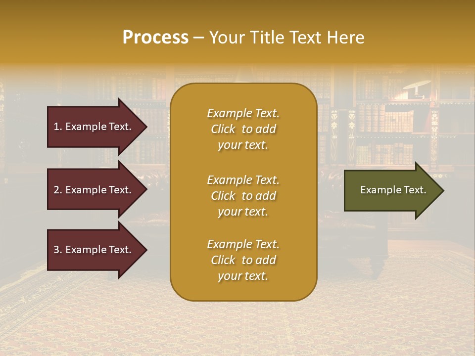 Room Vintage Cabinet PowerPoint Template