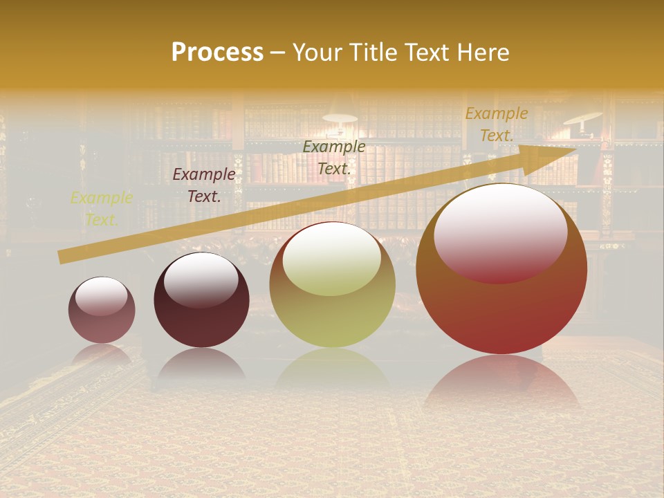 Room Vintage Cabinet PowerPoint Template