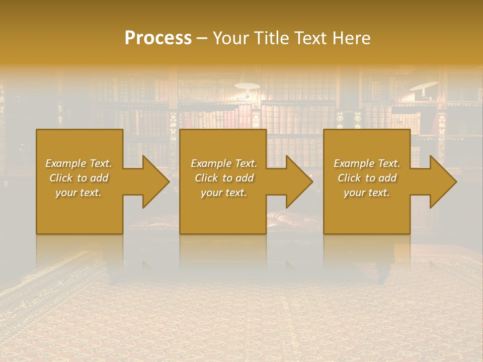 Room Vintage Cabinet PowerPoint Template