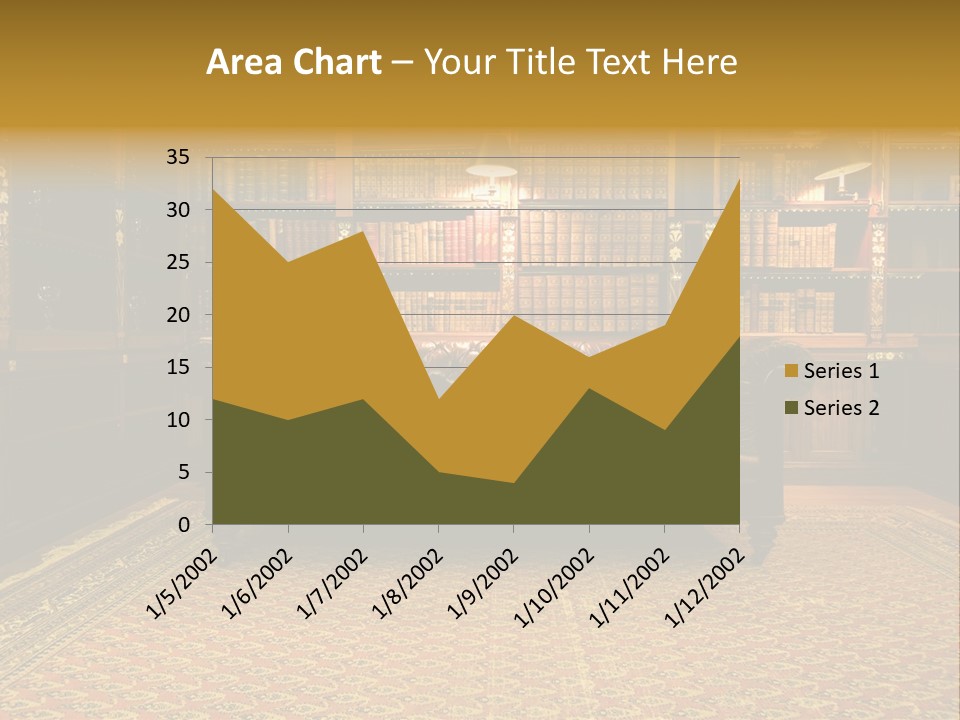 Room Vintage Cabinet PowerPoint Template