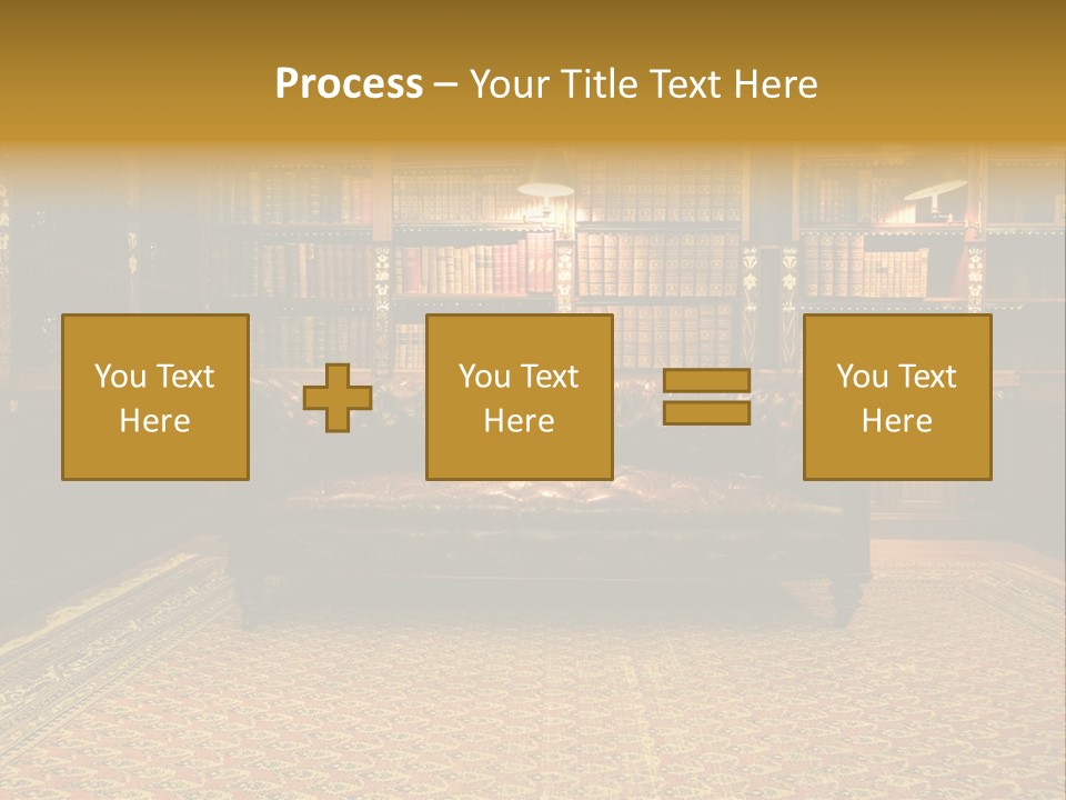 Room Vintage Cabinet PowerPoint Template
