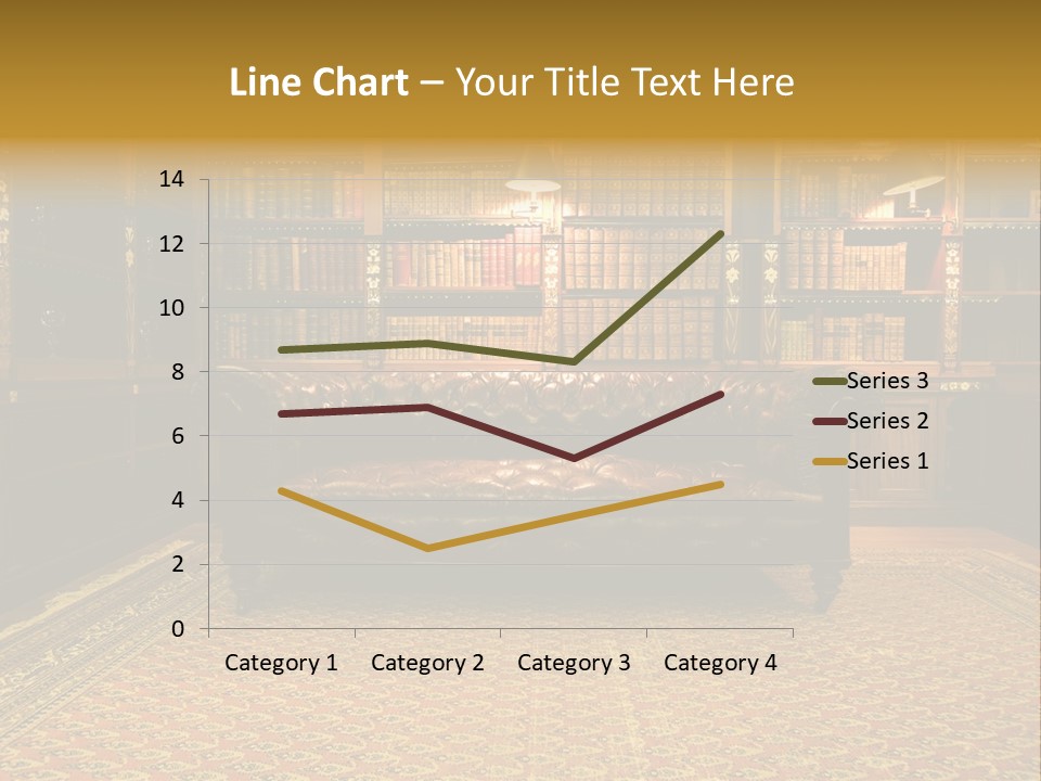 Room Vintage Cabinet PowerPoint Template