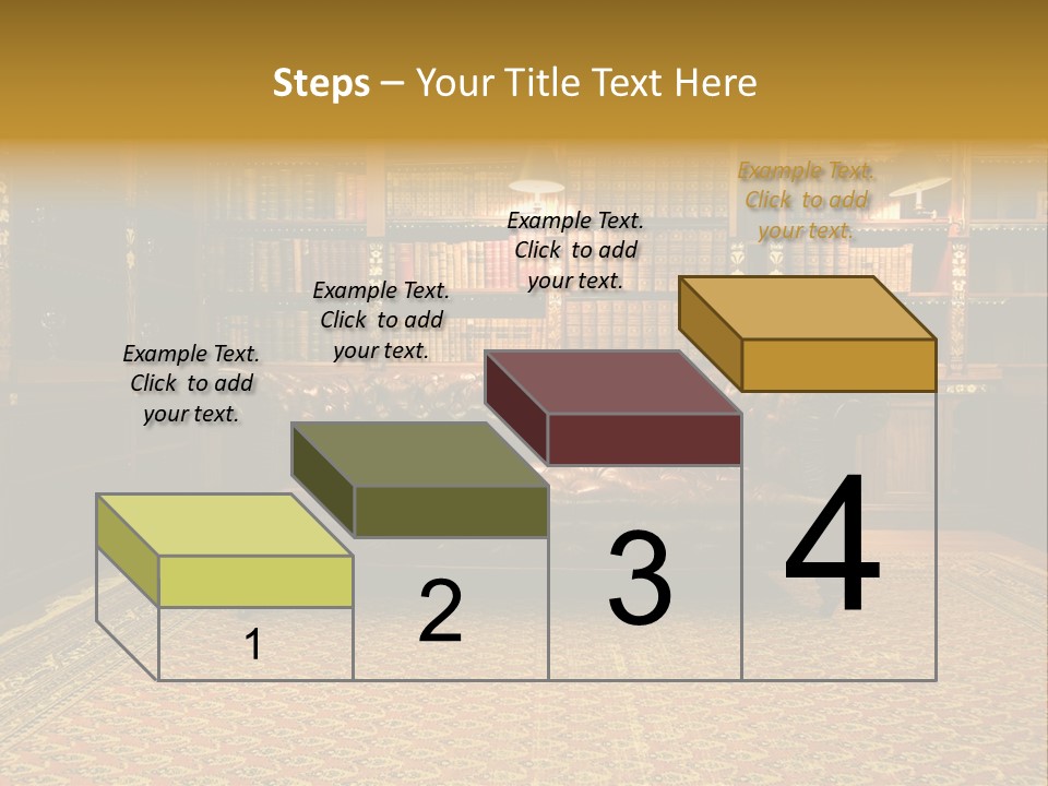 Room Vintage Cabinet PowerPoint Template