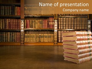 Old Science Close Up PowerPoint Template
