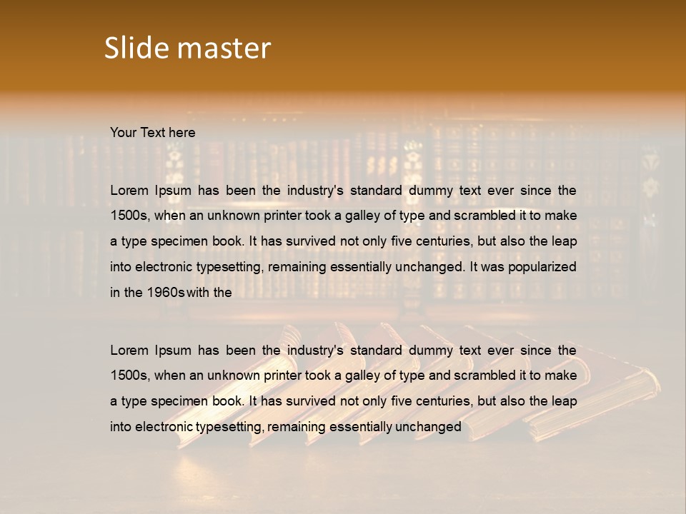 Educated Encyclopaedia School PowerPoint Template