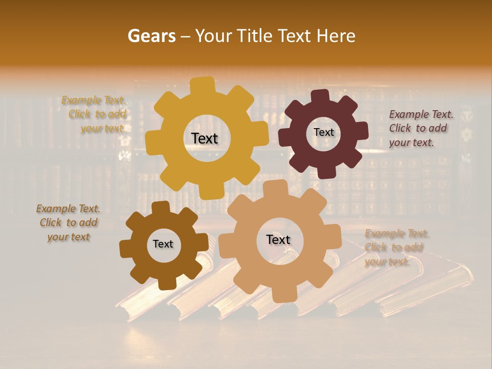 Educated Encyclopaedia School PowerPoint Template