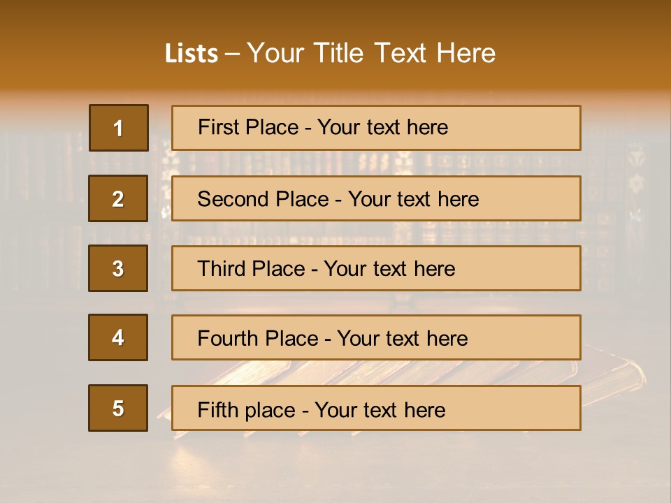 Educated Encyclopaedia School PowerPoint Template
