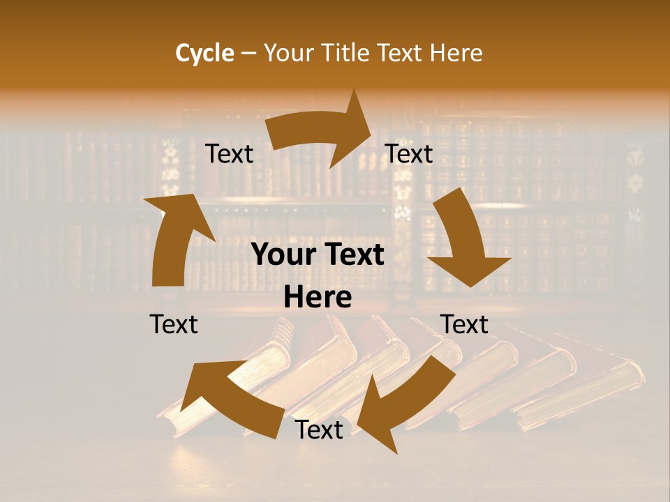Educated Encyclopaedia School PowerPoint Template