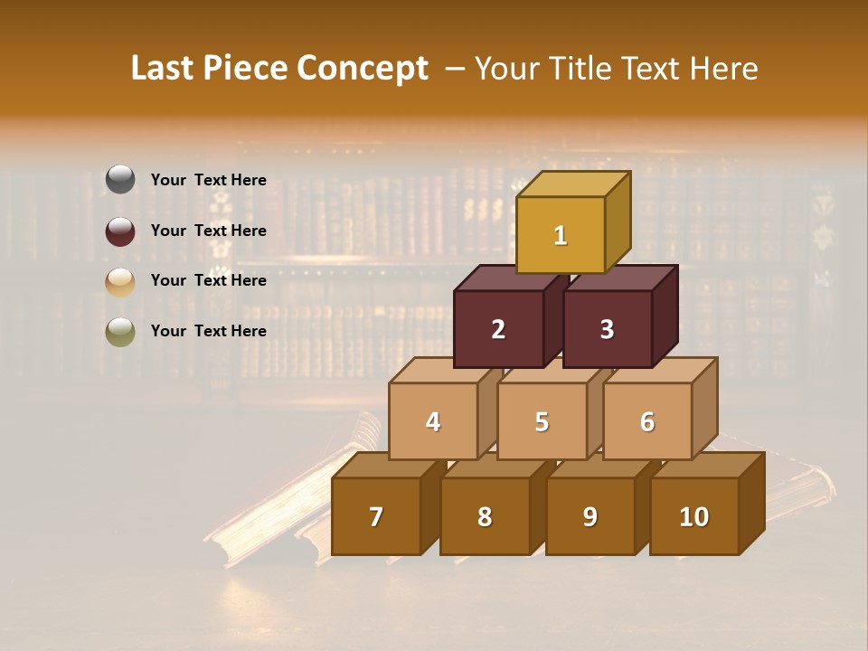 Educated Encyclopaedia School PowerPoint Template