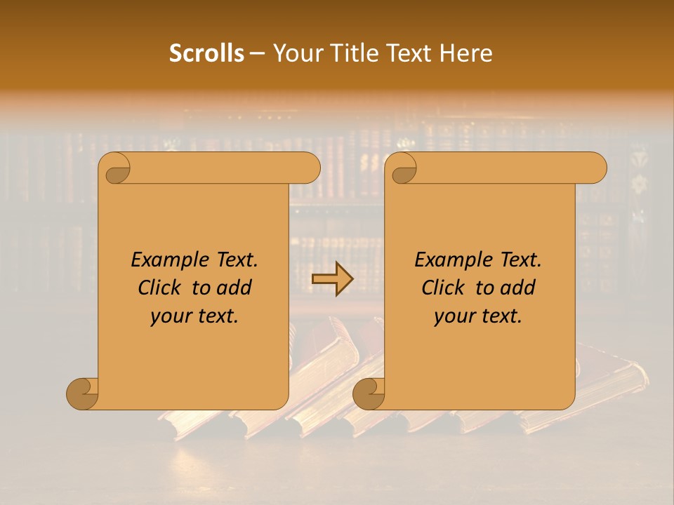 Educated Encyclopaedia School PowerPoint Template