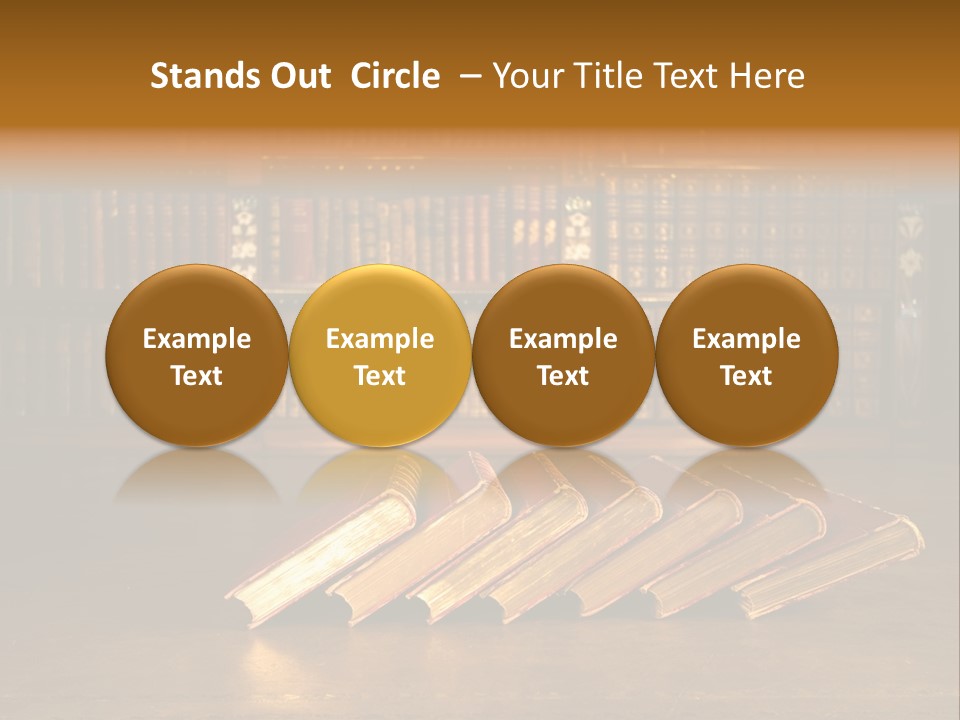 Educated Encyclopaedia School PowerPoint Template