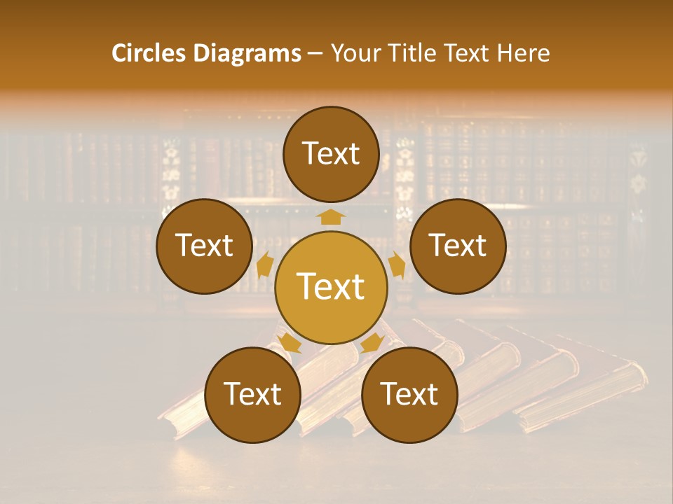 Educated Encyclopaedia School PowerPoint Template