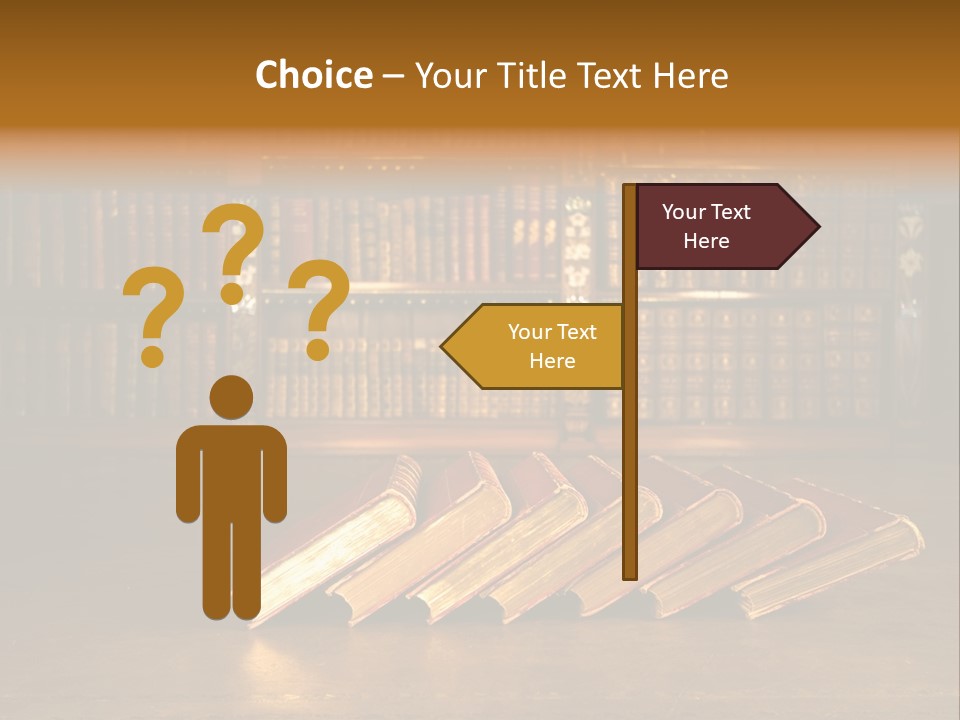 Educated Encyclopaedia School PowerPoint Template