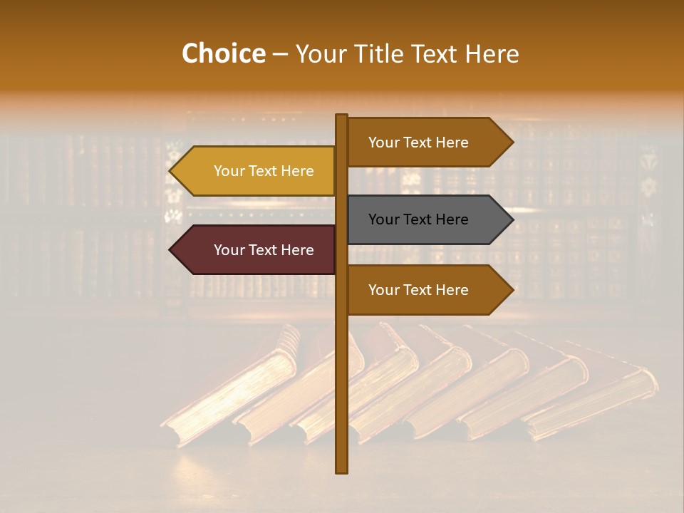 Educated Encyclopaedia School PowerPoint Template