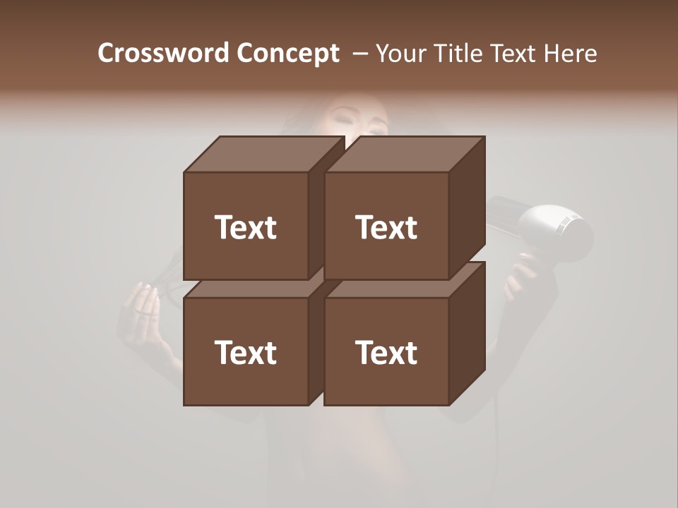 Electricity Hair Beauty PowerPoint Template