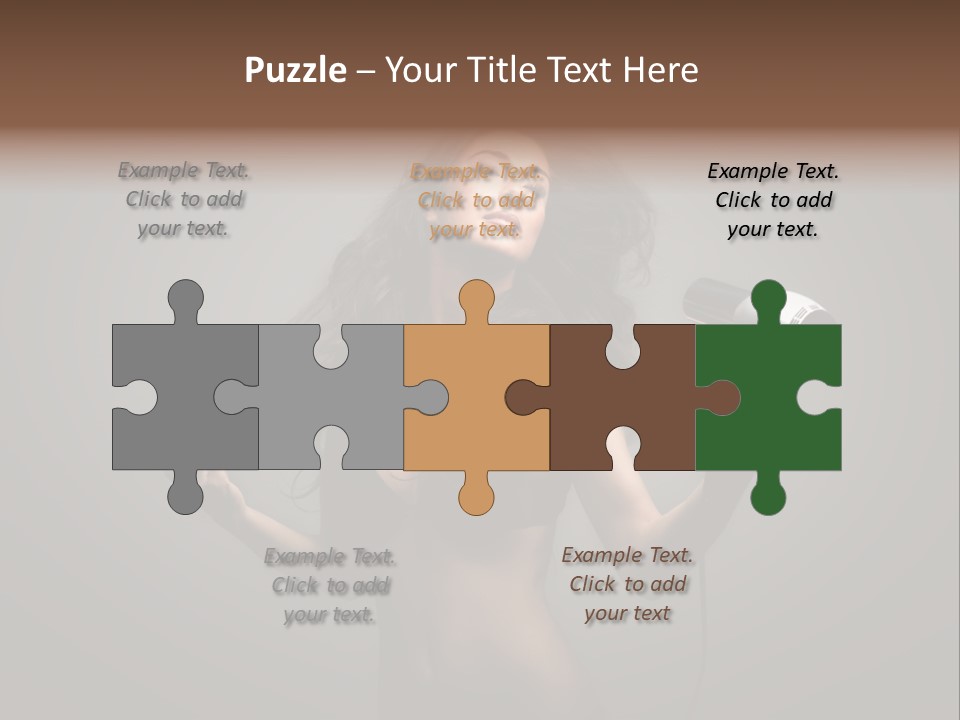 Electricity Hair Beauty PowerPoint Template