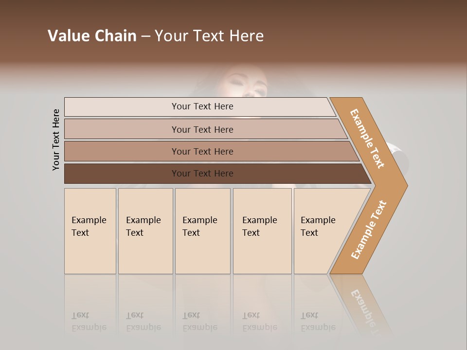 Electricity Hair Beauty PowerPoint Template