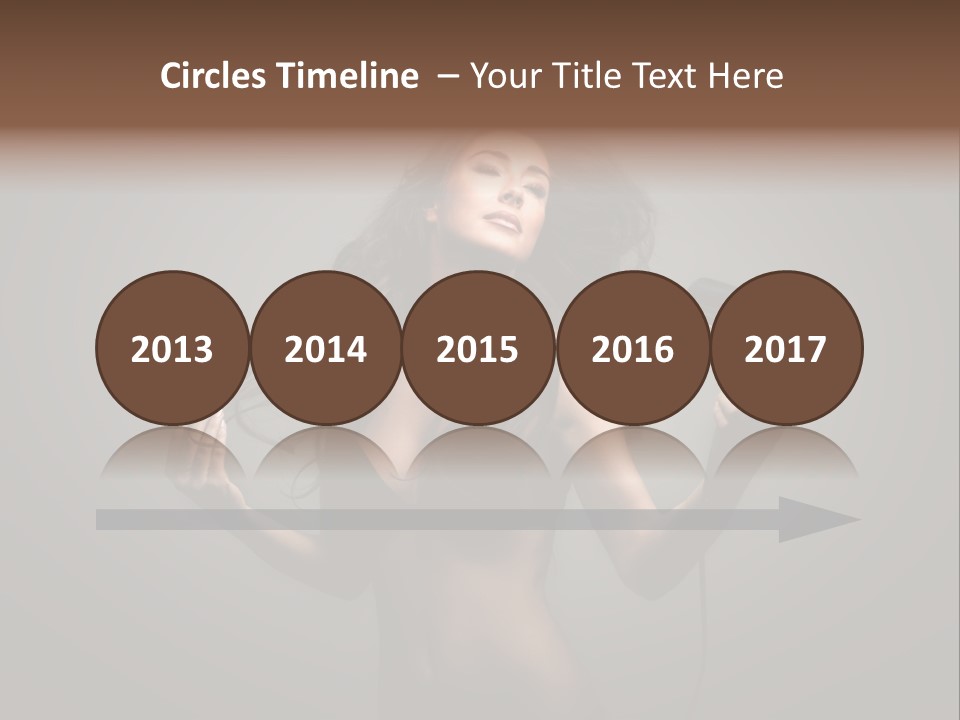 Electricity Hair Beauty PowerPoint Template