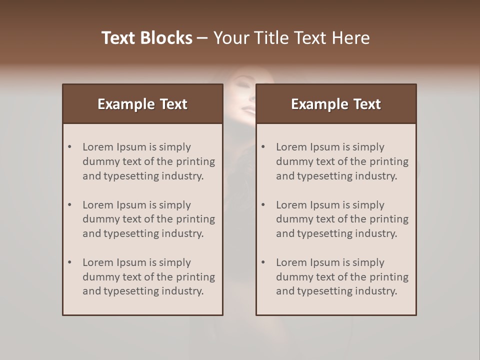 Electricity Hair Beauty PowerPoint Template