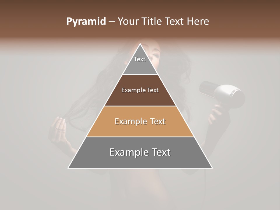 Electricity Hair Beauty PowerPoint Template