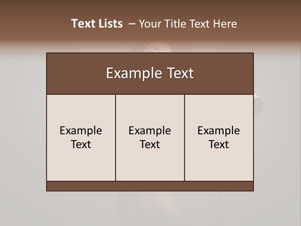 Electricity Hair Beauty PowerPoint Template