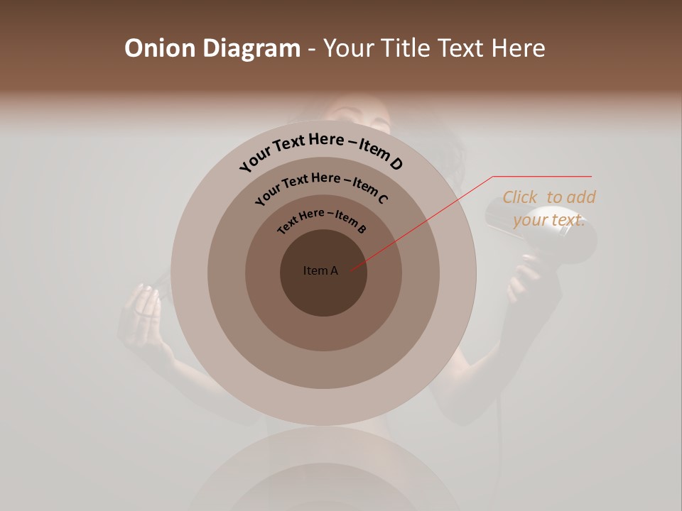 Electricity Hair Beauty PowerPoint Template