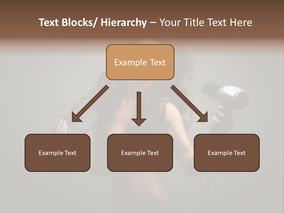 Electricity Hair Beauty PowerPoint Template