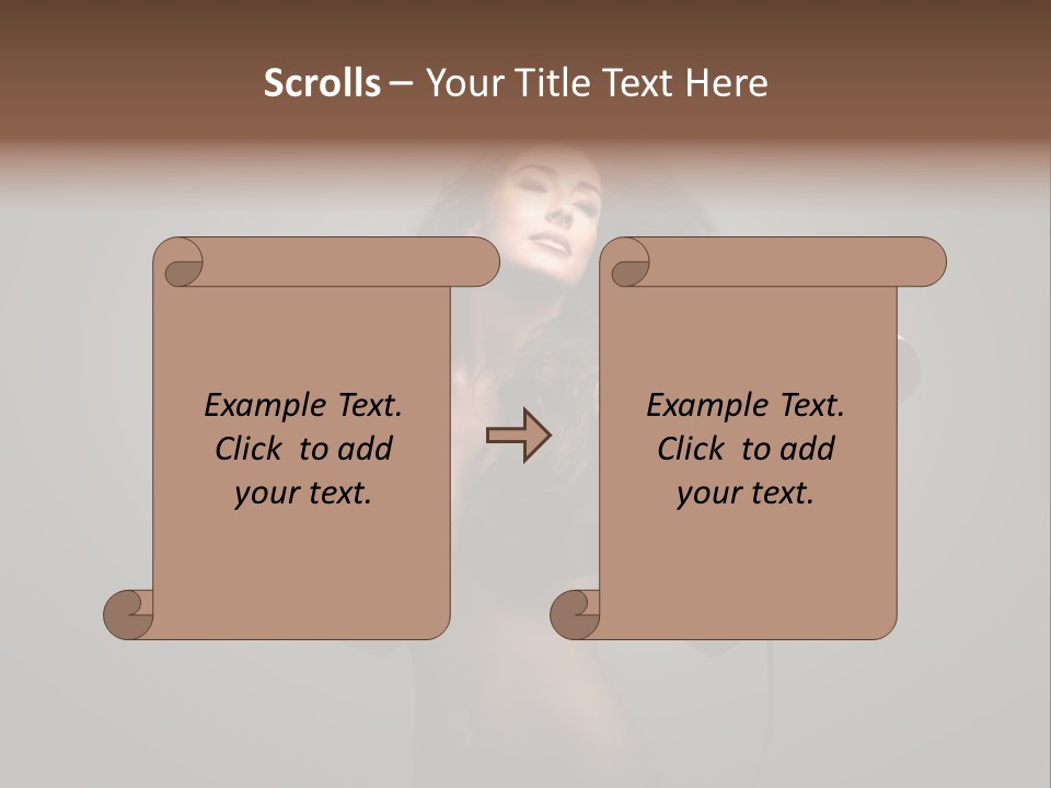 Electricity Hair Beauty PowerPoint Template