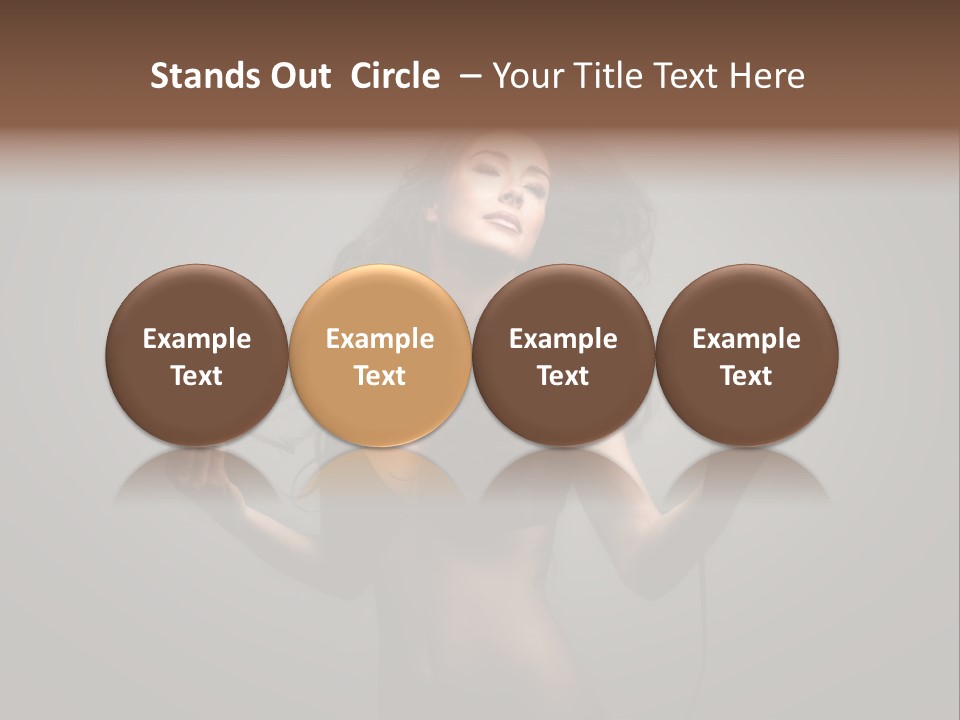 Electricity Hair Beauty PowerPoint Template