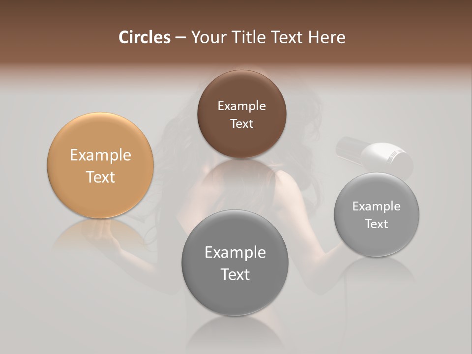 Electricity Hair Beauty PowerPoint Template