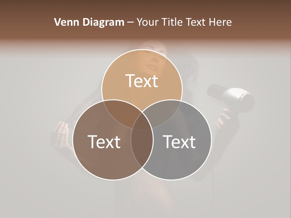 Electricity Hair Beauty PowerPoint Template