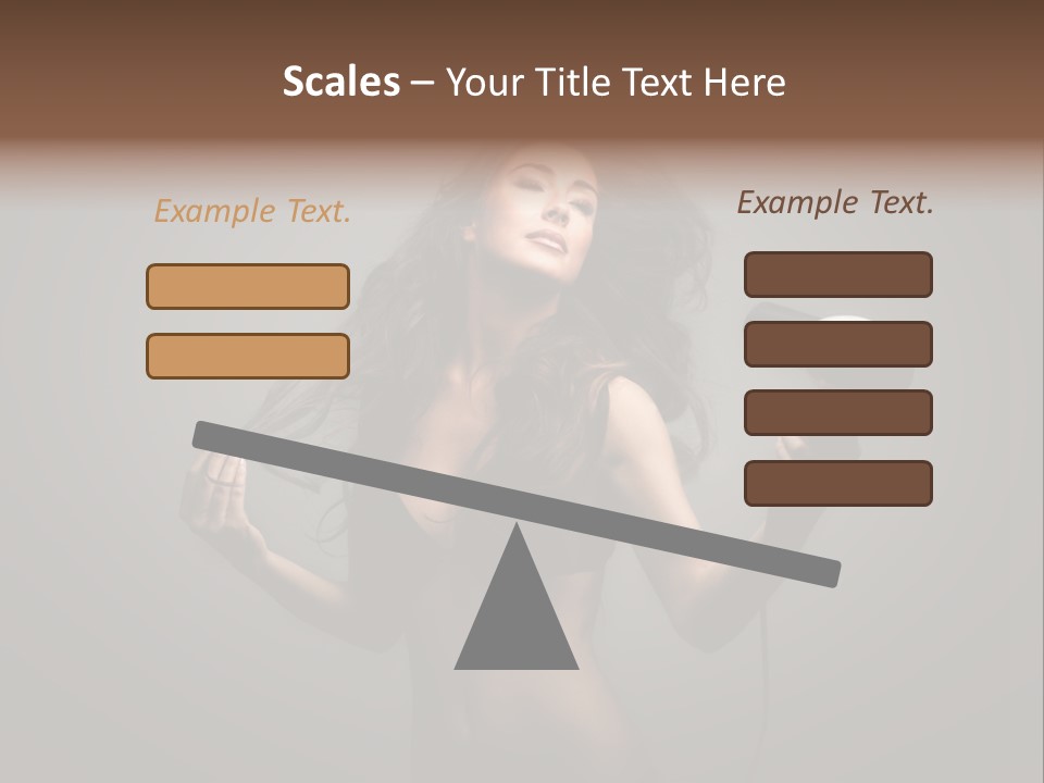 Electricity Hair Beauty PowerPoint Template