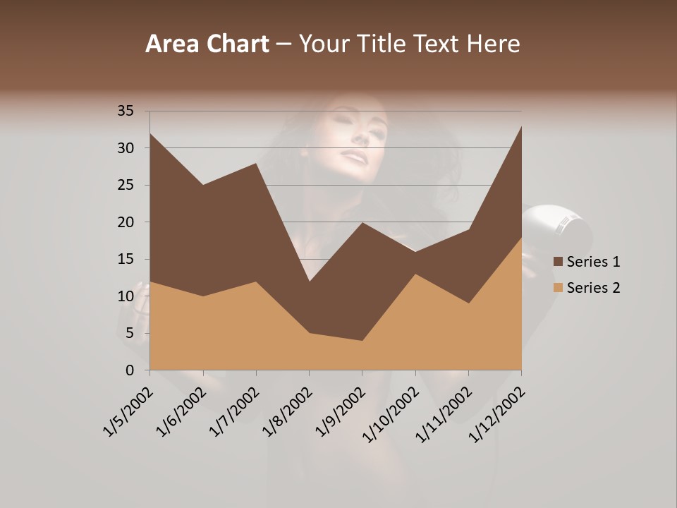 Electricity Hair Beauty PowerPoint Template