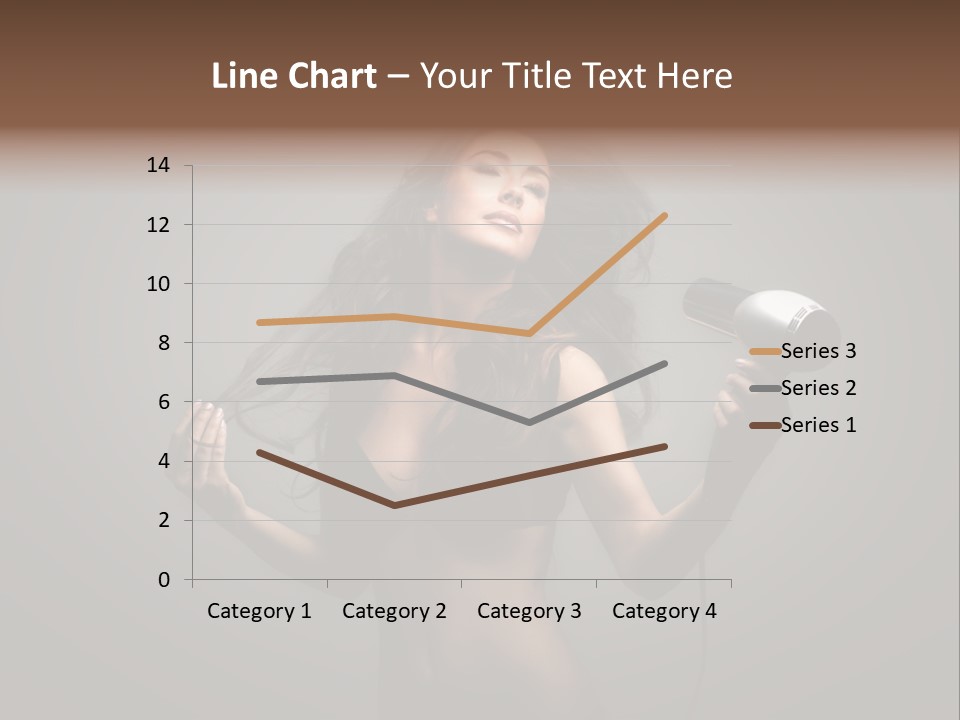 Electricity Hair Beauty PowerPoint Template