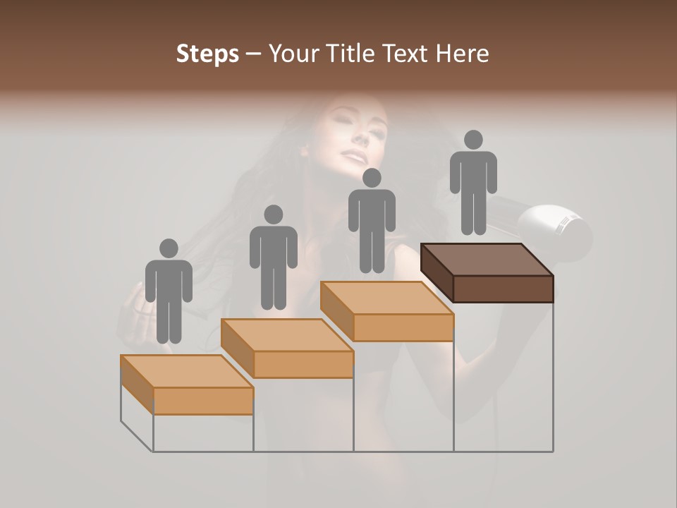 Electricity Hair Beauty PowerPoint Template