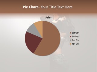 Striptease Belly Naked PowerPoint Template