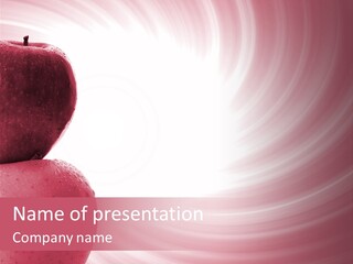 Ripened Background Freshness PowerPoint Template