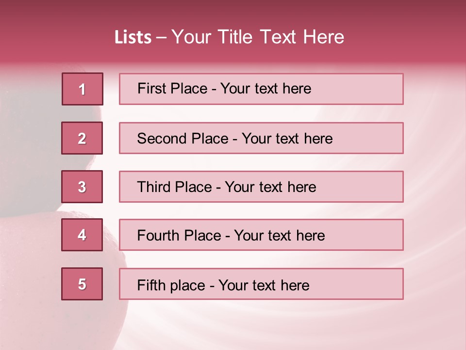Ripened Background Freshness PowerPoint Template
