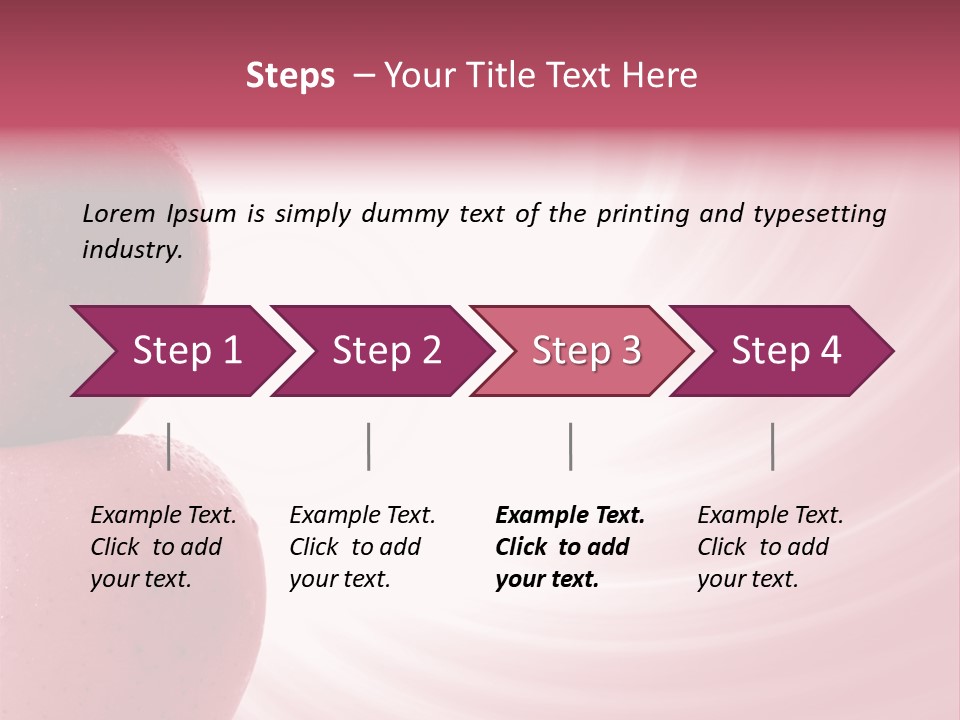 Ripened Background Freshness PowerPoint Template