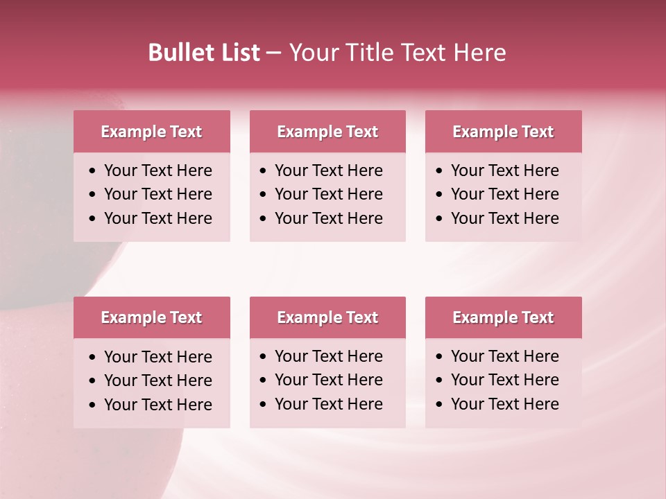 Ripened Background Freshness PowerPoint Template