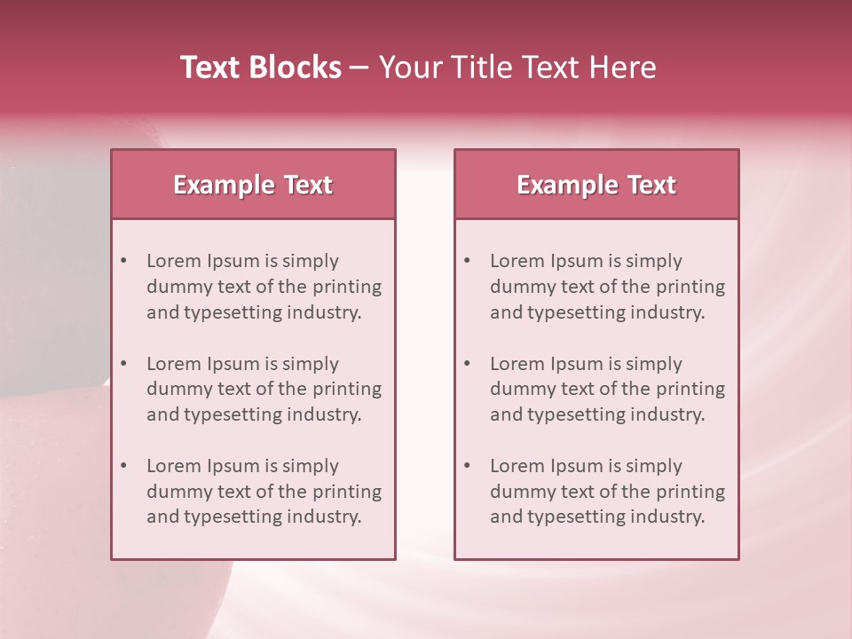 Ripened Background Freshness PowerPoint Template