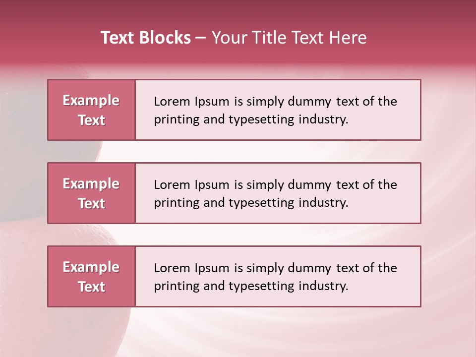Ripened Background Freshness PowerPoint Template