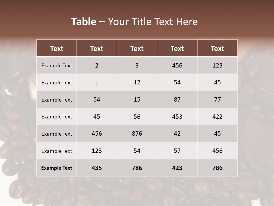 International Stick Diet PowerPoint Template