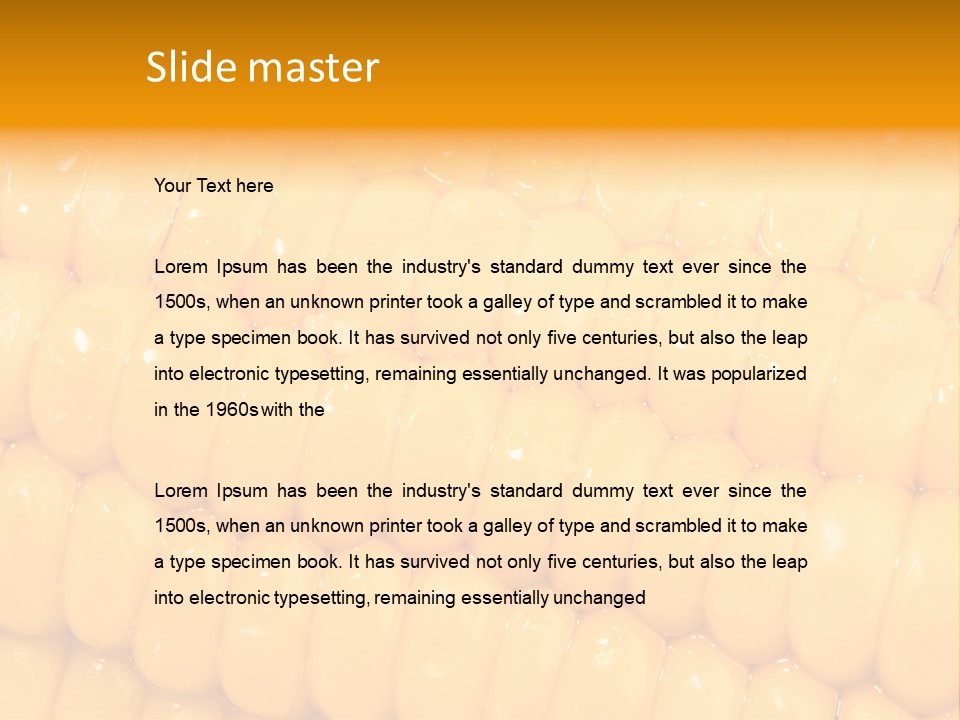 Plant Food Background PowerPoint Template