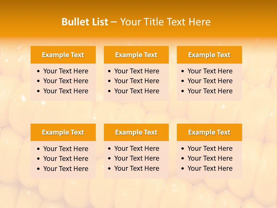 Plant Food Background PowerPoint Template
